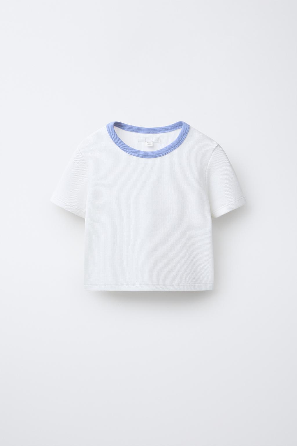 Рубашка в полоску с воротником и рукавами-вставками