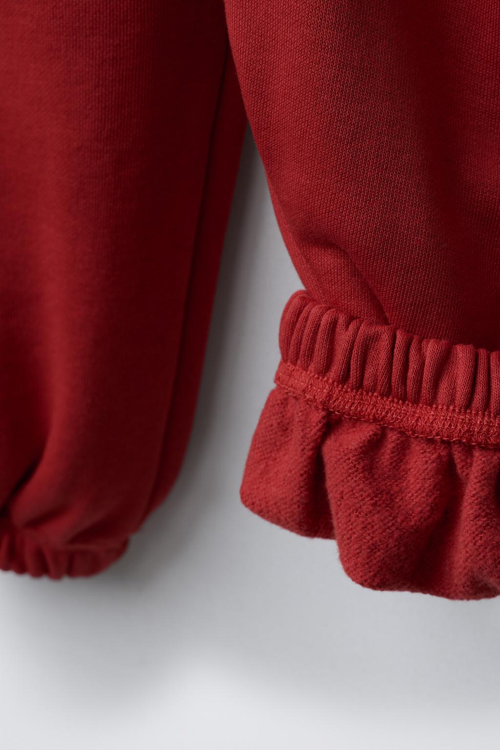 ФЛИСОВЫЕ БРЮКИ BALLOON С ТЕКСТОМ