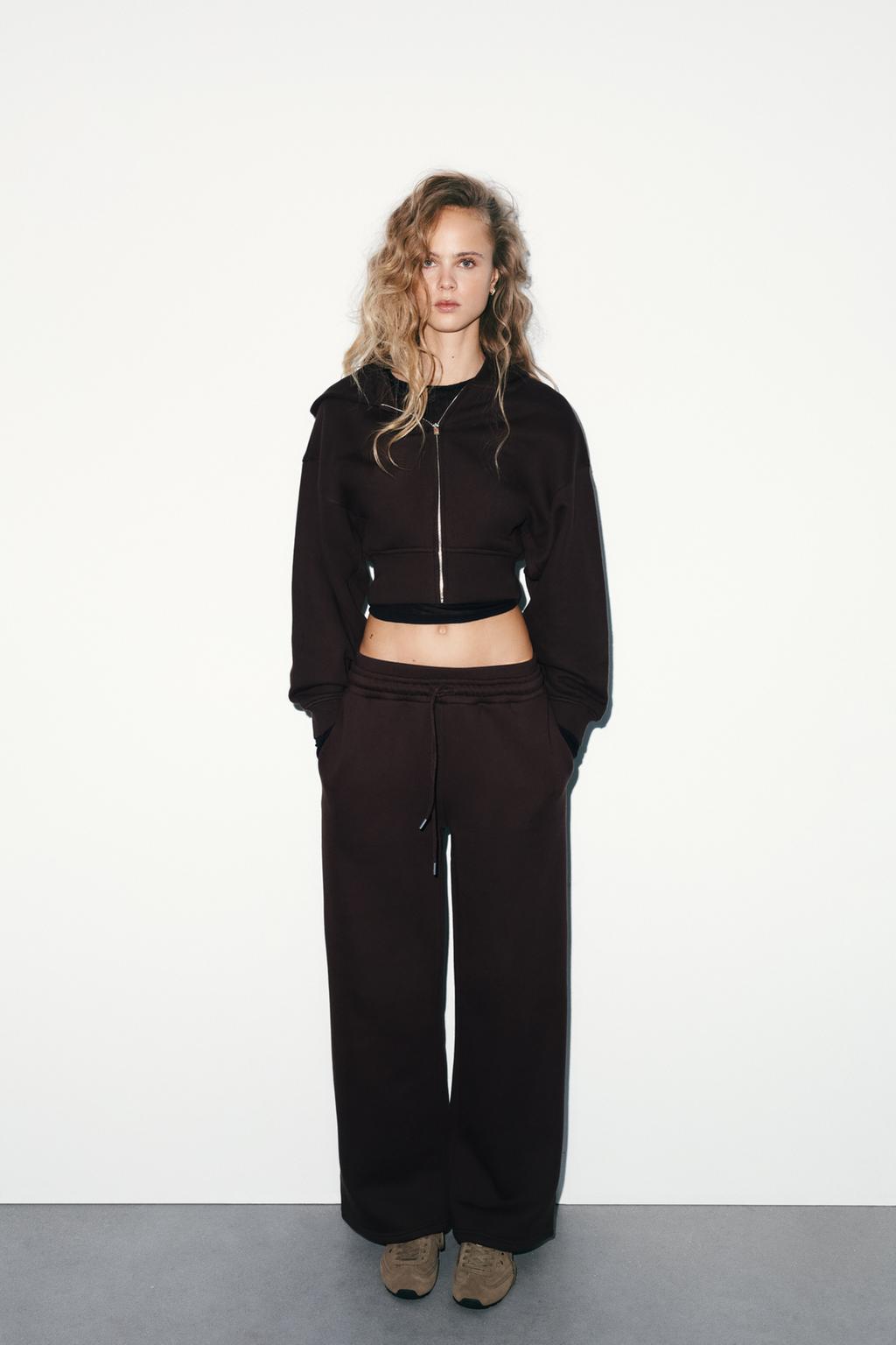 БРЮКИ ПРЯМОГО КРОЯ ИЗ МЯГКОЙ ТКАНИ