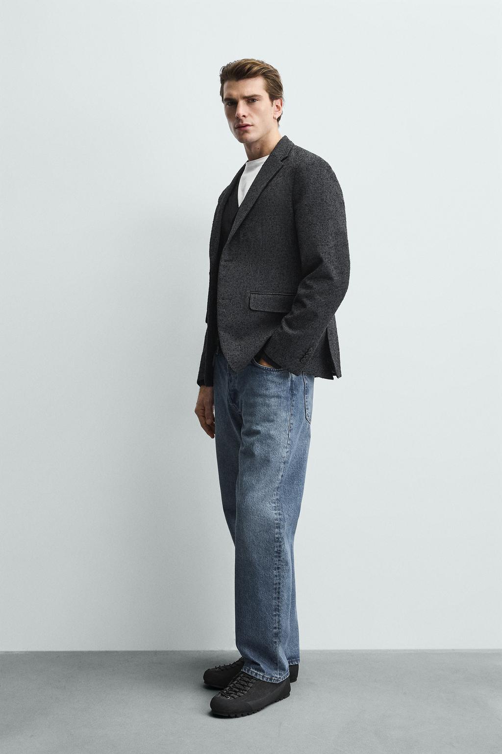 БЛЕЙЗЕР БУКЛЕ С УЗОРОМ «ГУСИНАЯ ЛАПКА»