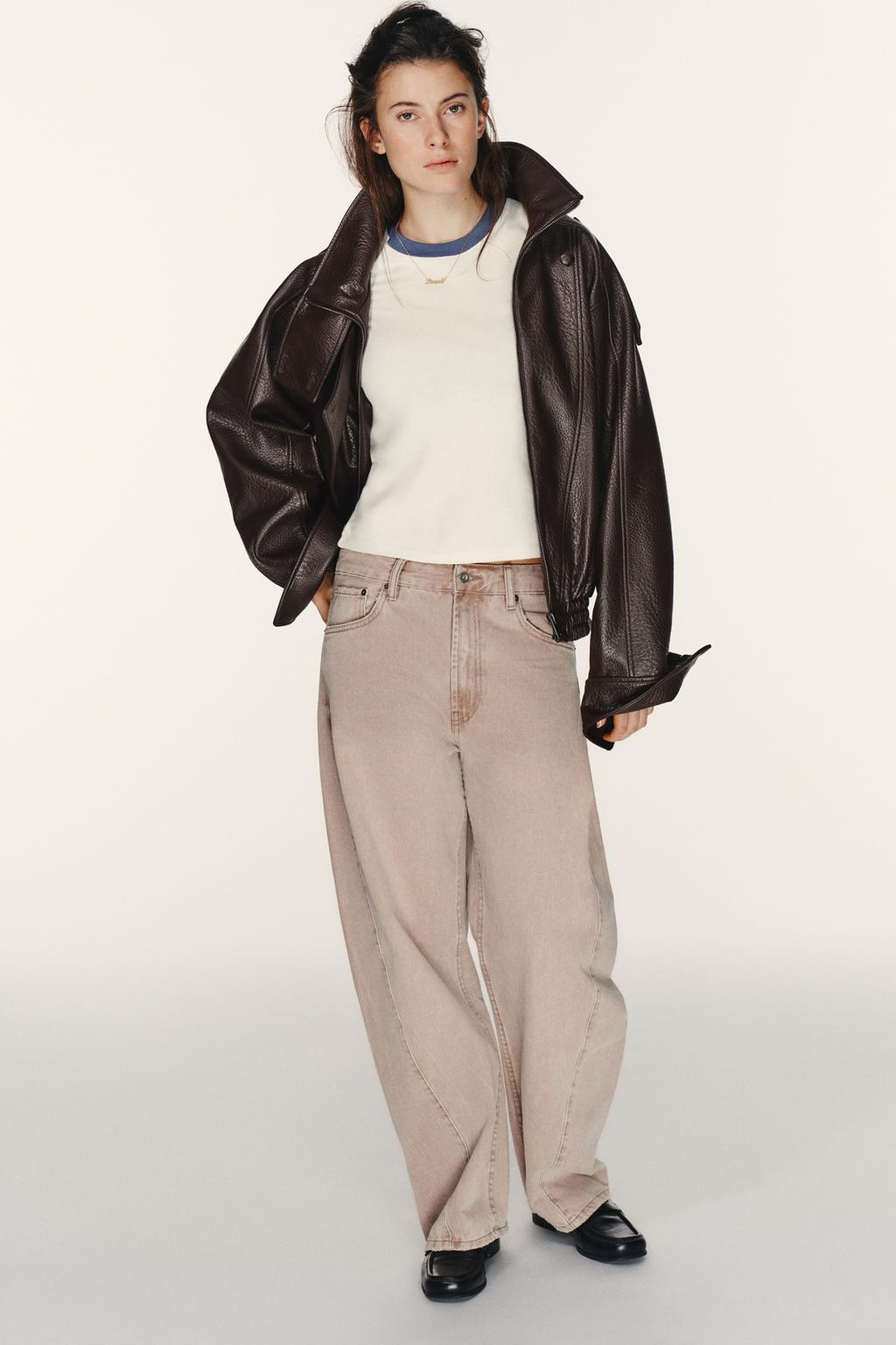 ДЖИНСЫ TRF BAGGY BALLOON СО СРЕДНЕЙ ПОСАДКОЙ