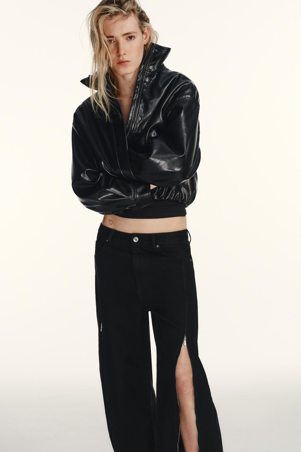 ДЖИНСЫ TRF BAGGY НА МОЛНИЯХ