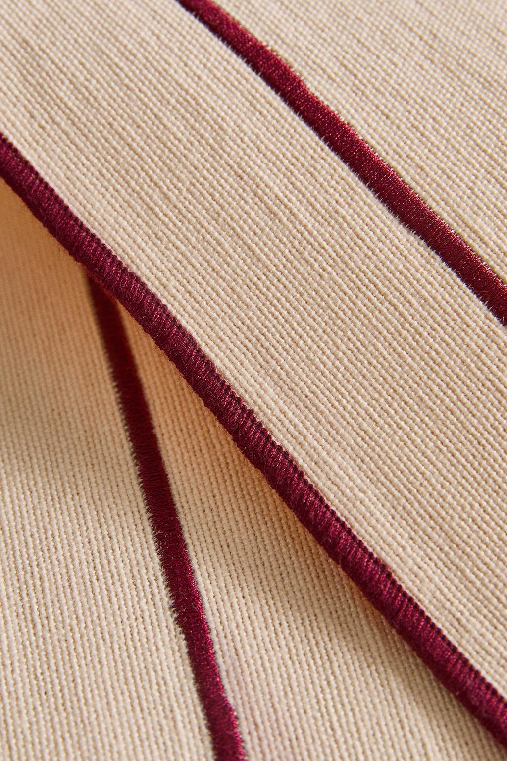 Хлопковый подстольник с каймой