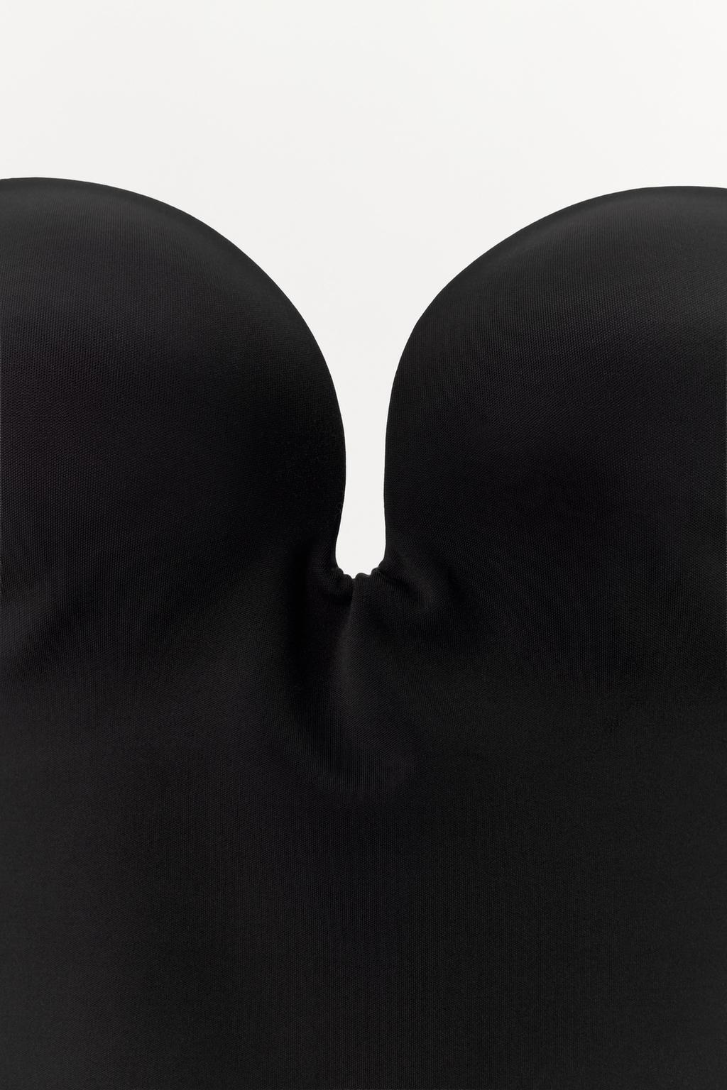 МИНИ-ПЛАТЬЕ ИЗ ПОЛИАМИДА С ЭФФЕКТОМ BODY SHAPE