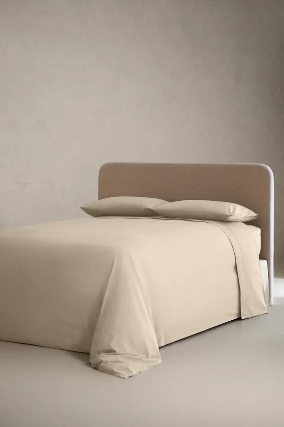 Простынь с резинкой percale | на матрас до 40 см (300 нитей)