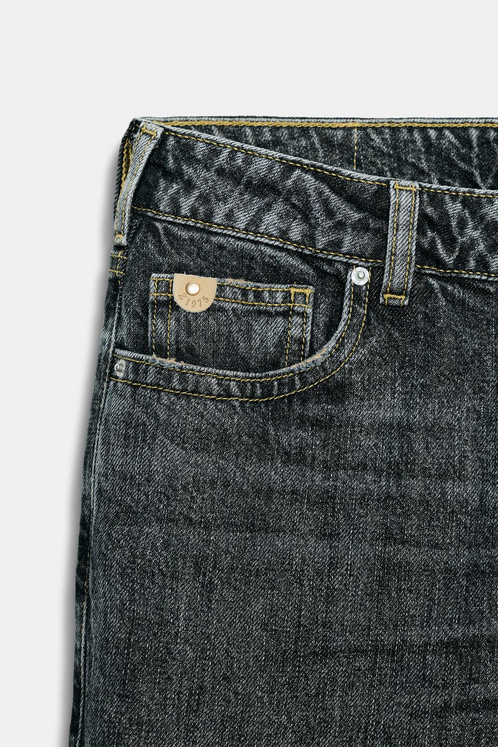 ДЖИНСЫ Z1975 STRAIGHT С ОТВОРОТАМИ СНИЗУ