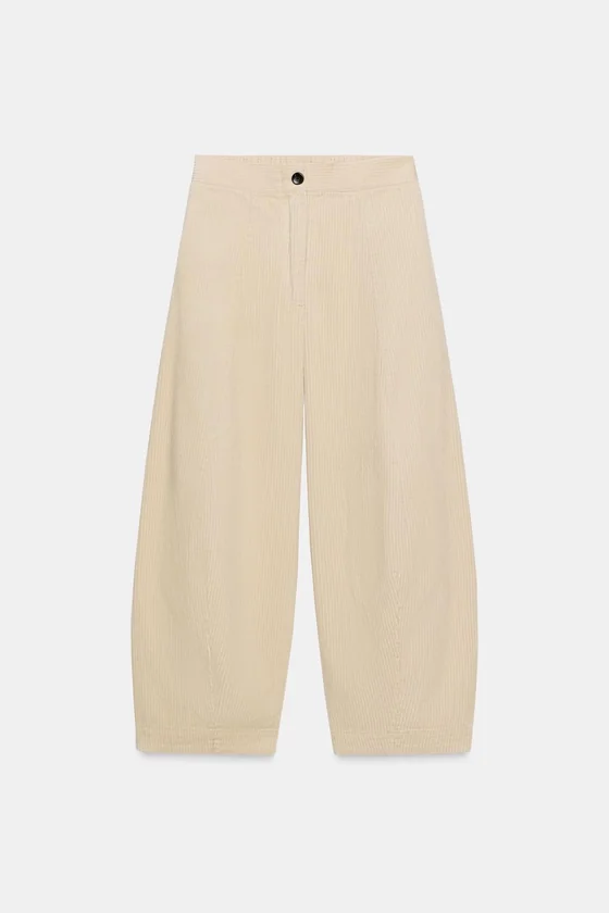 ВЕЛЬВЕТОВЫЕ БРЮКИ BARREL FIT — ZW COLLECTION