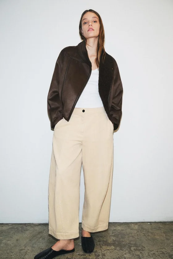 ВЕЛЬВЕТОВЫЕ БРЮКИ BARREL FIT — ZW COLLECTION