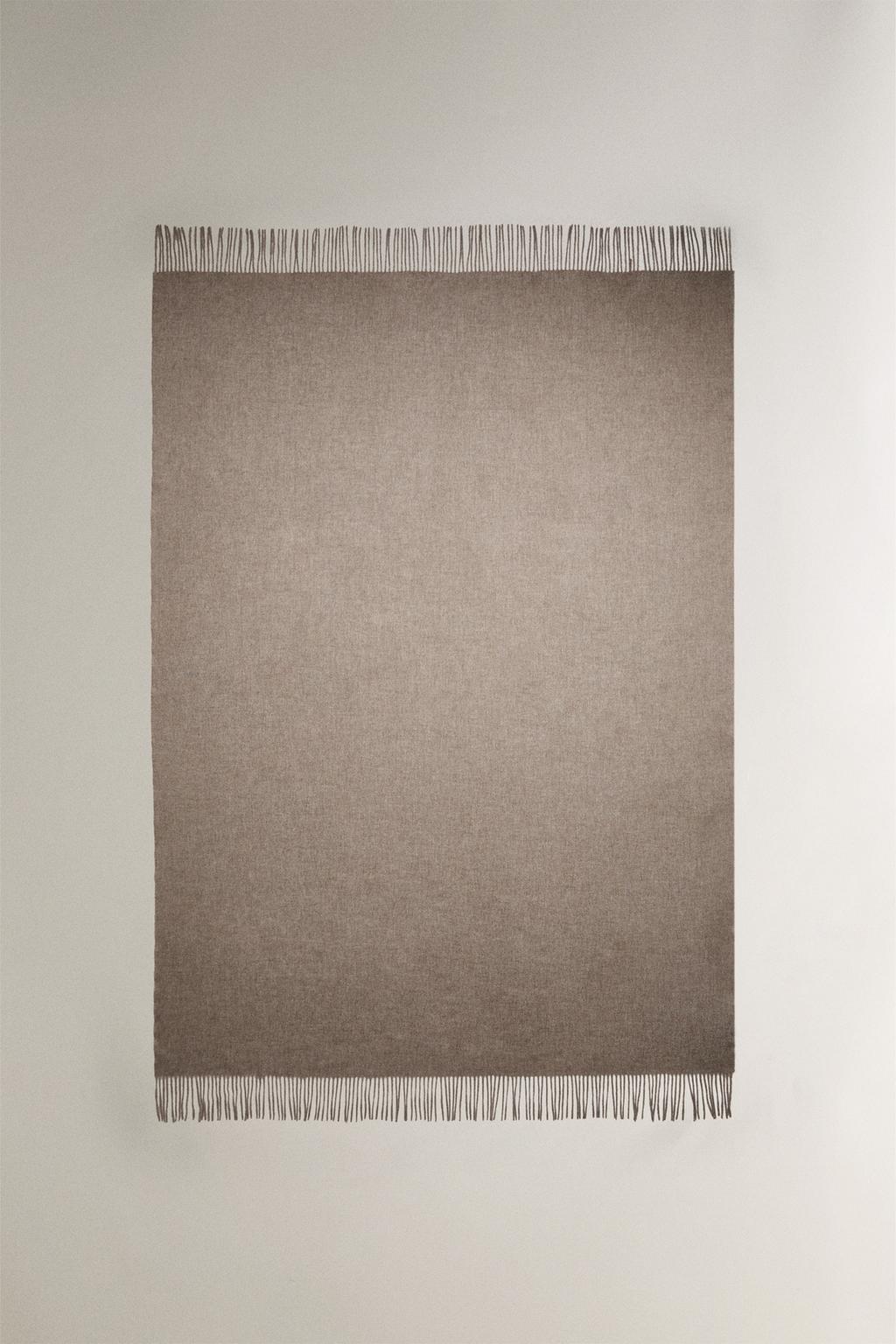 Плед из шерсти и кашемира