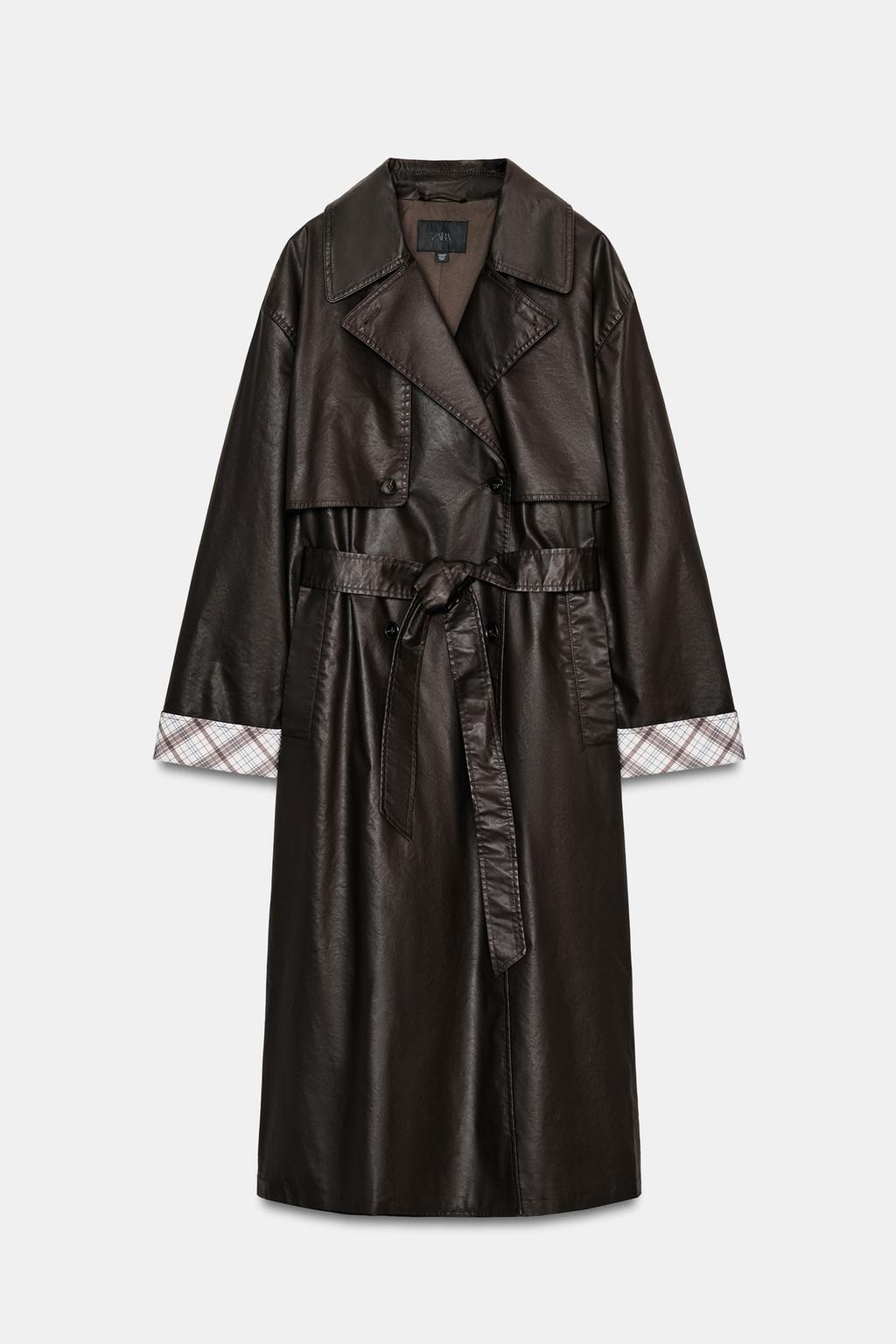 ДЛИННЫЙ ВОЩЕНЫЙ ТРЕНЧ В КЛЕТКУ