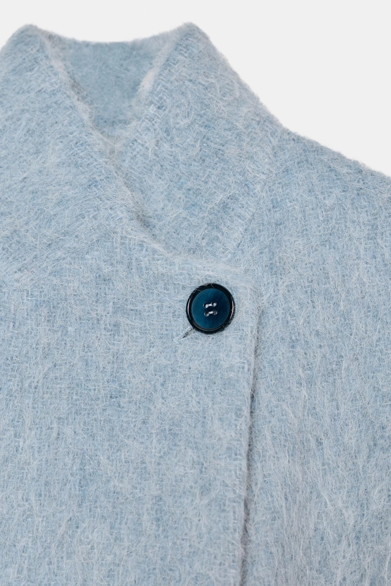 ПАЛЬТО ПРЯМОГО КРОЯ ИЗ ШЕРСТИ — ZW COLLECTION