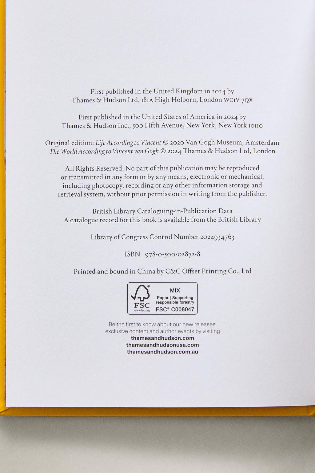 Книга «мир в глазах винсента ван гога»