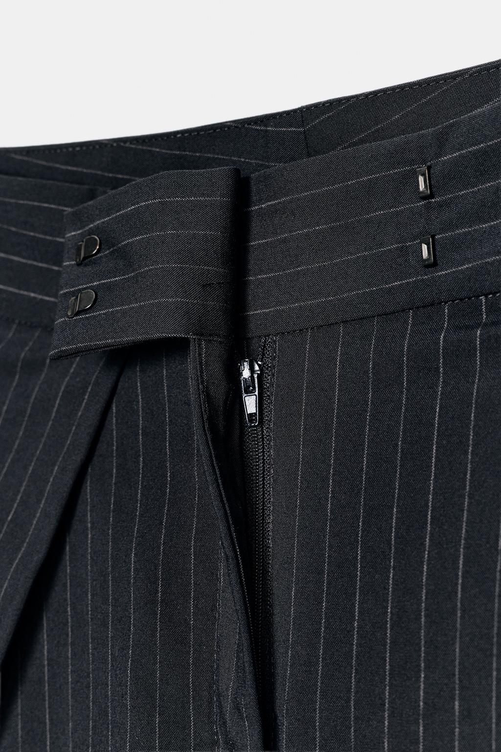 ШИРОКИЕ БРЮКИ В ПОЛОСКУ — ZW COLLECTION