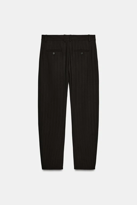 БРЮКИ В ТОНКУЮ ПОЛОСКУ — ZW COLLECTION