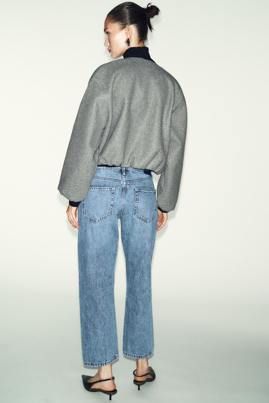 ДЖИНСЫ Z1975 CROPPED СО СРЕДНЕЙ ПОСАДКОЙ