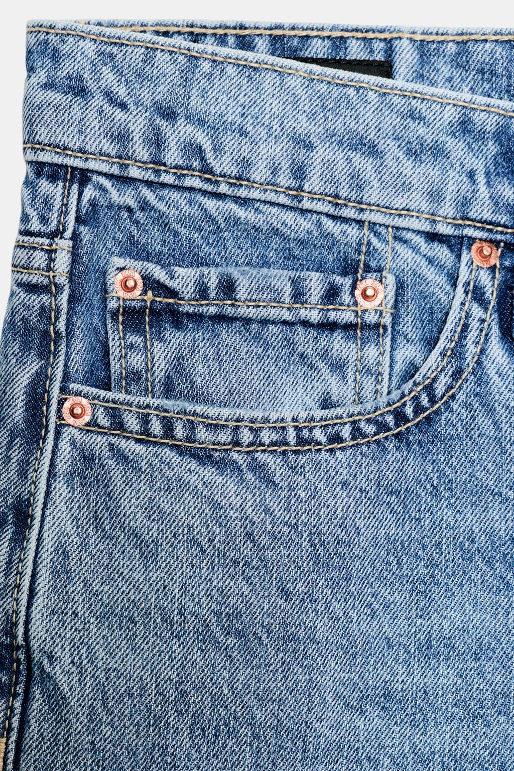 ДЖИНСЫ Z1975 CROPPED СО СРЕДНЕЙ ПОСАДКОЙ