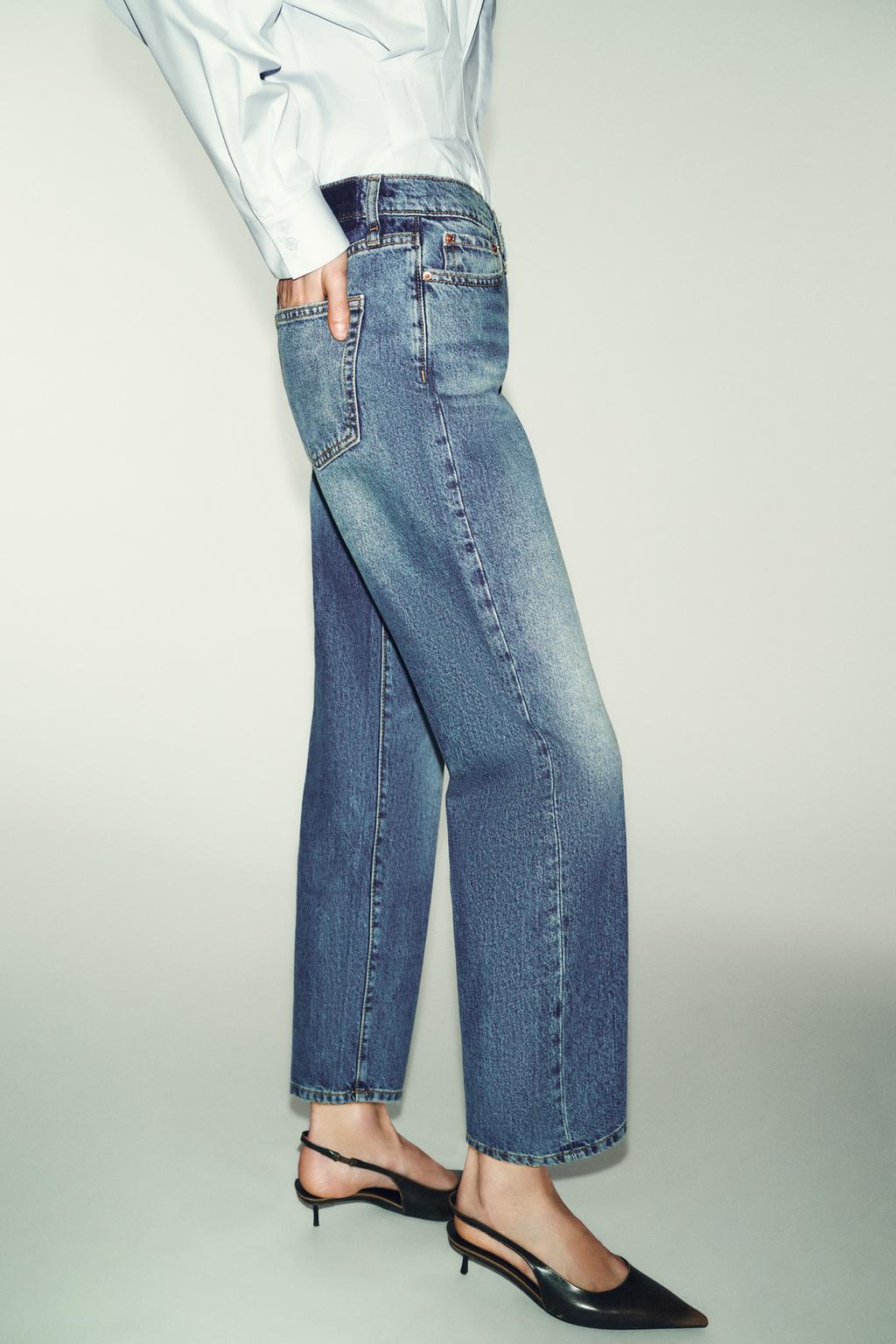 УКОРОЧЕННЫЕ ДЖИНСЫ Z1975 СО СРЕДНЕЙ ПОСАДКОЙ