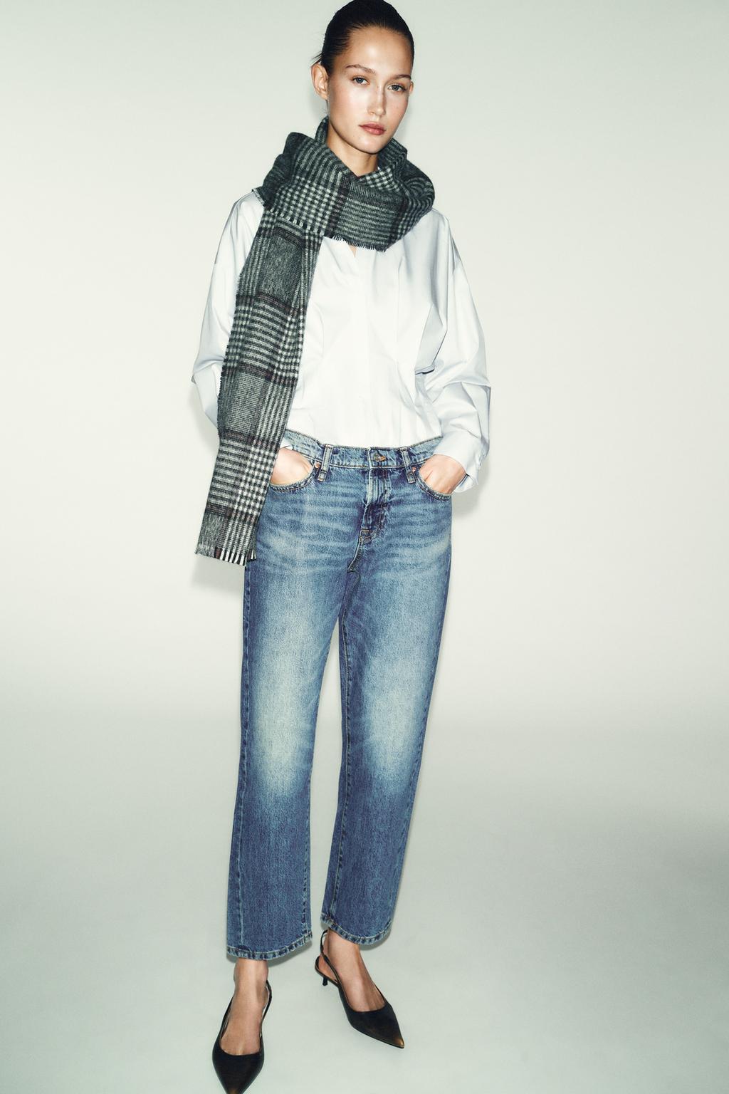 УКОРОЧЕННЫЕ ДЖИНСЫ Z1975 СО СРЕДНЕЙ ПОСАДКОЙ