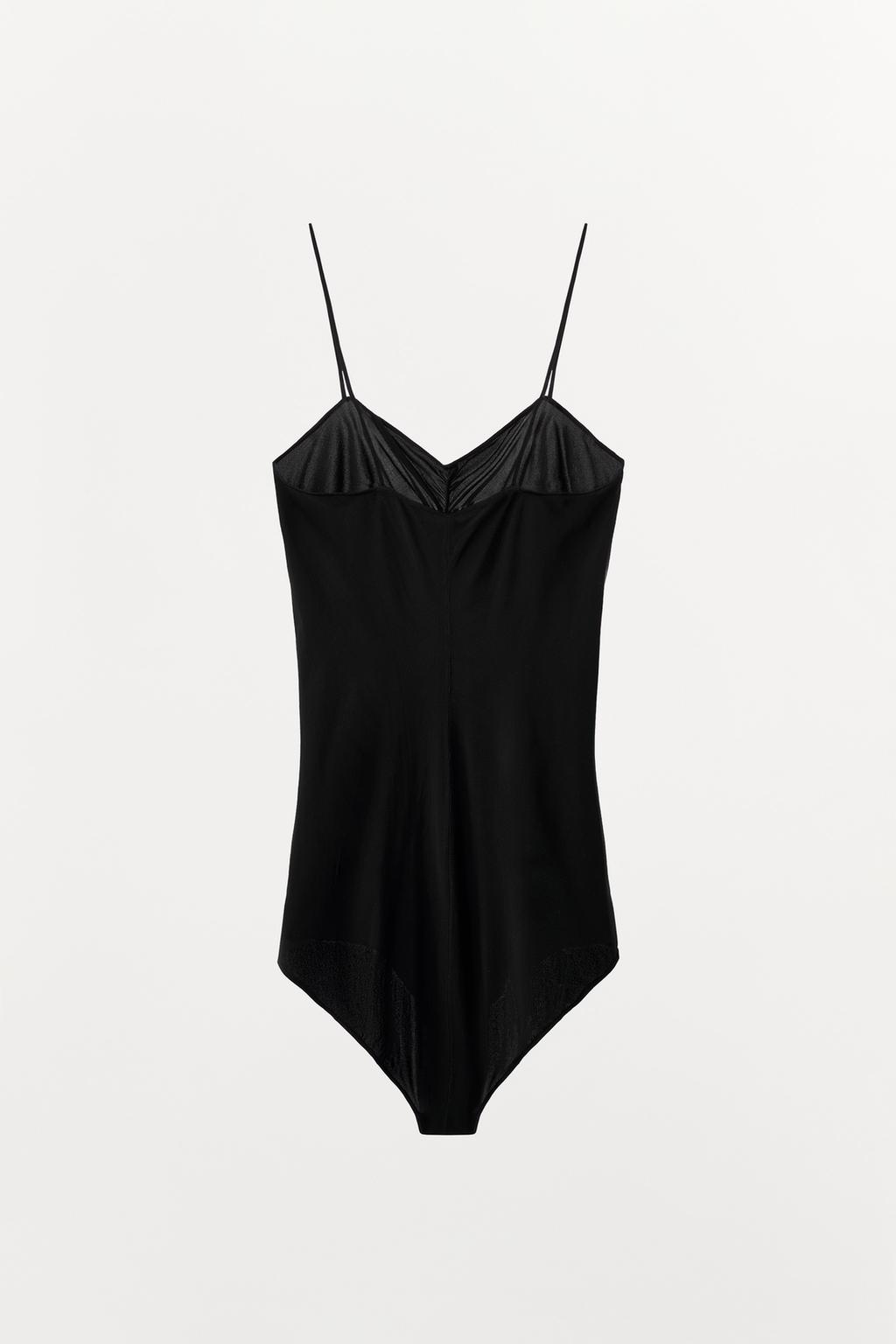 БОДИ ИЗ СЕТЧАТОЙ ТКАНИ СО СБОРКОЙ