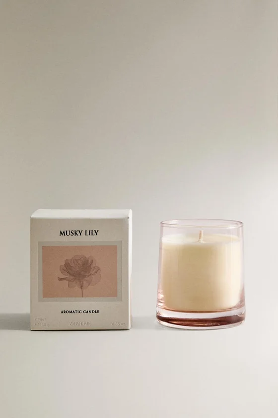 (180 g) ароматичная свеча musky lily