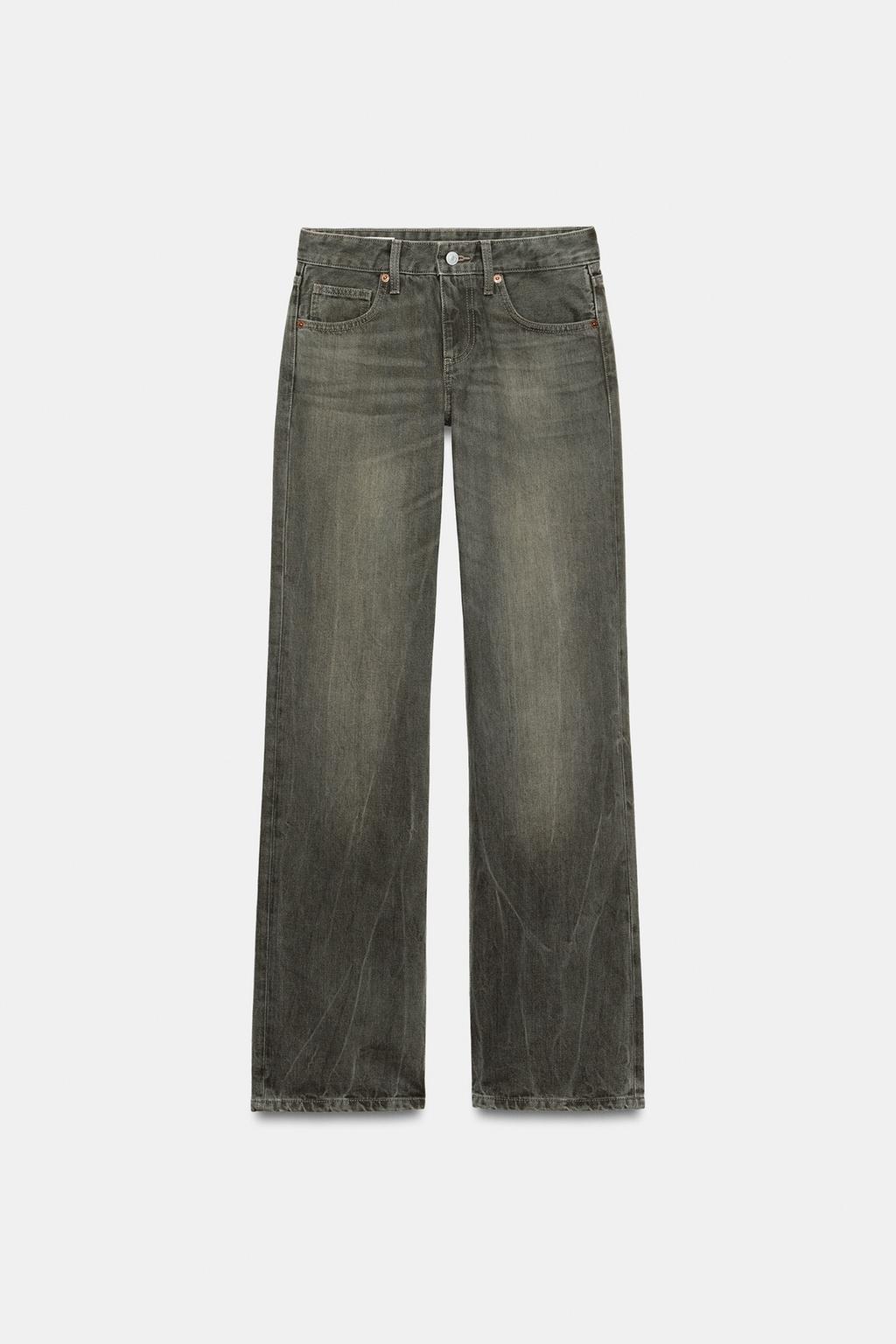 ДЖИНСЫ TRF WIDE-LEG С НИЗКОЙ ПОСАДКОЙ