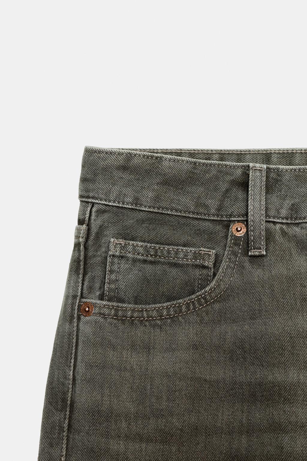 ДЖИНСЫ TRF WIDE-LEG С НИЗКОЙ ПОСАДКОЙ