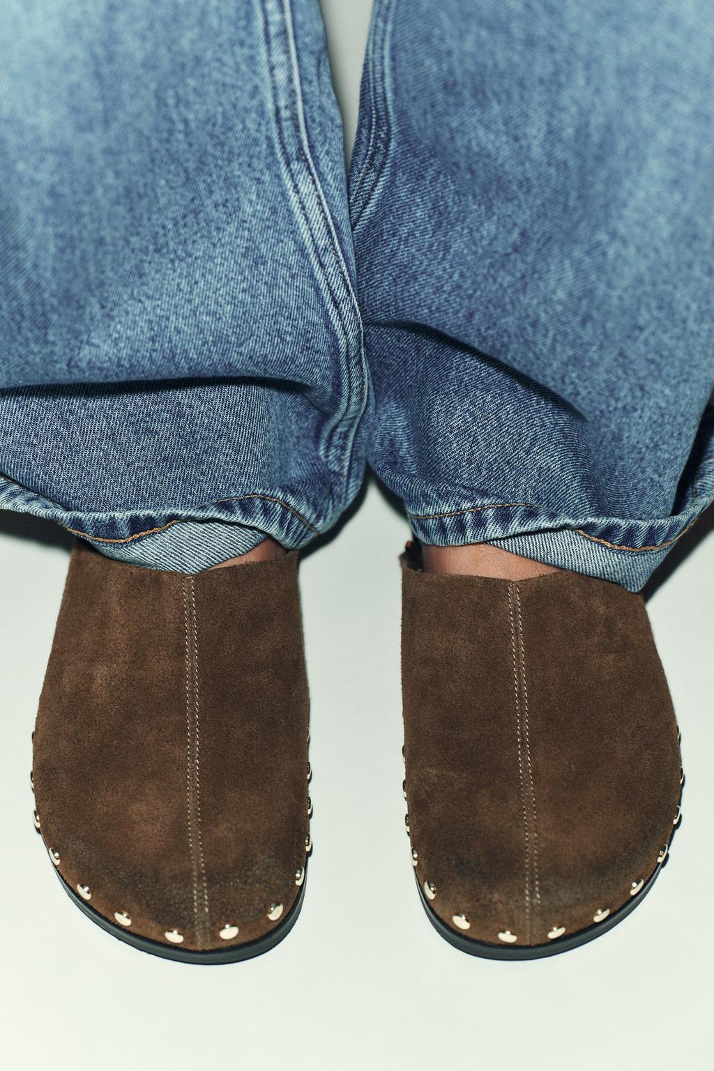 КОЖАНЫЕ САБО С ЗАКЛЕПКАМИ