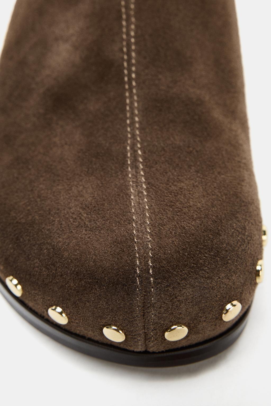 КОЖАНЫЕ САБО С ЗАКЛЕПКАМИ