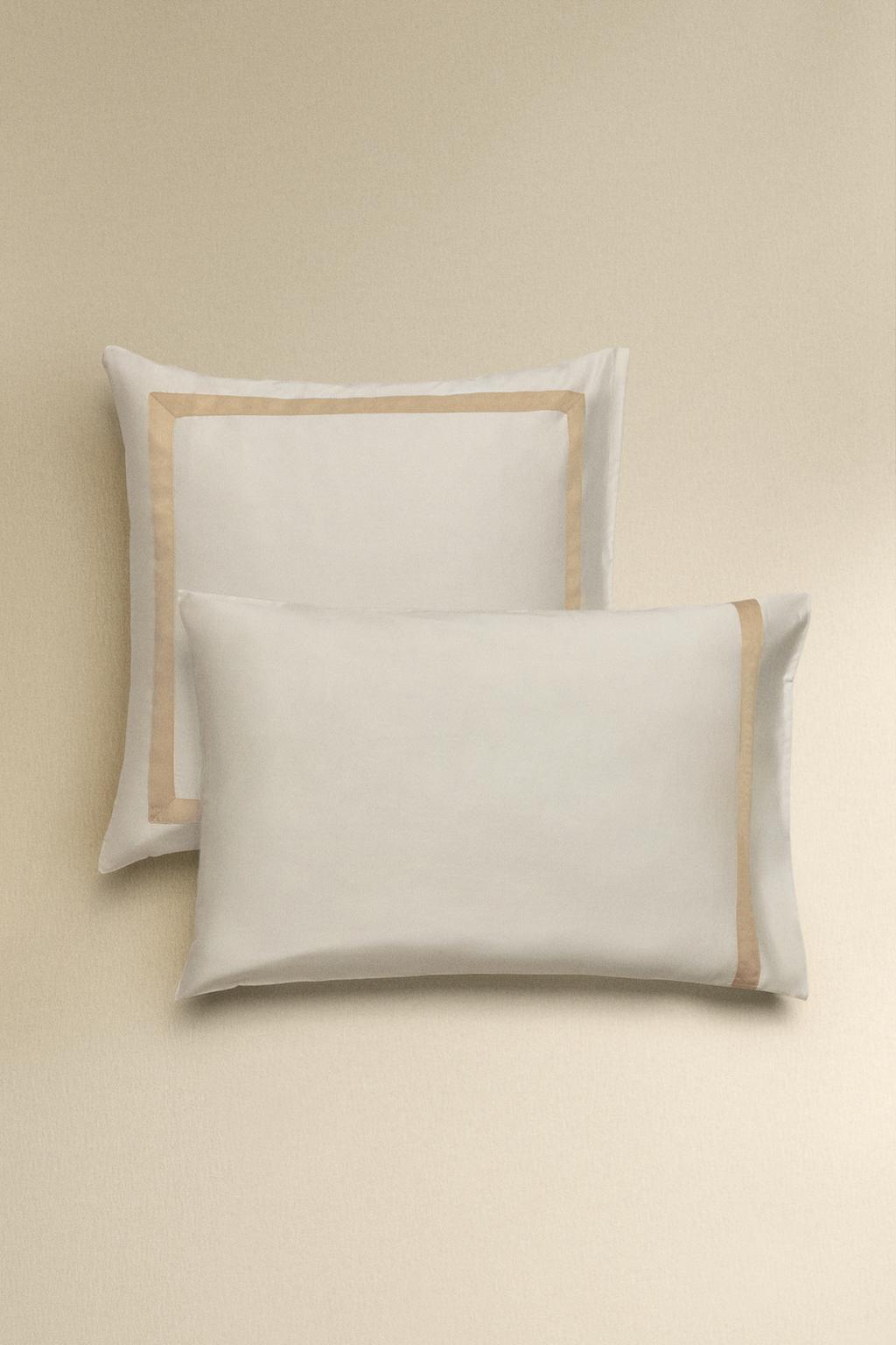 Наволочка из сатина с оборкой (300 нитей)