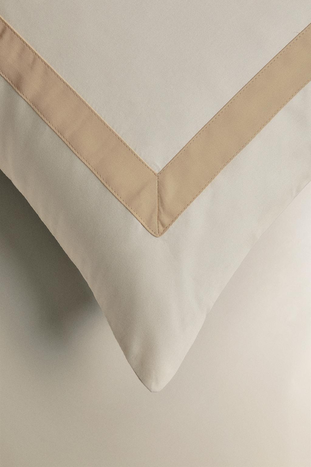 Наволочка из сатина с оборкой (300 нитей)