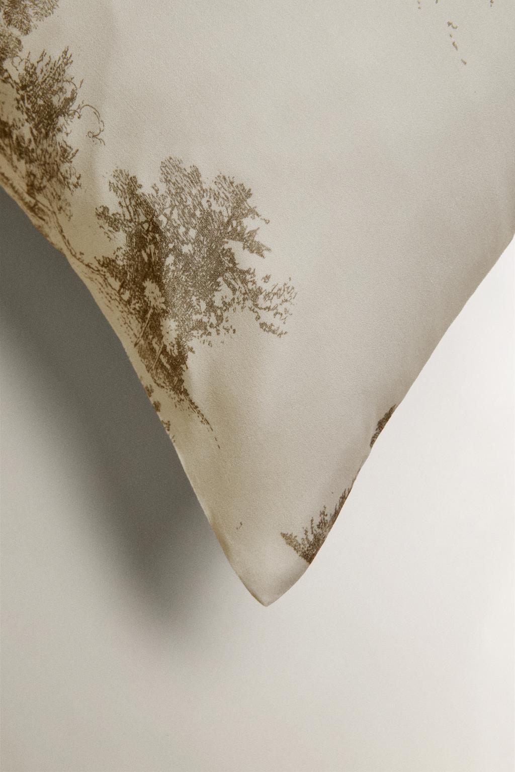 Наволочка из сатина с принтом (300 нитей)