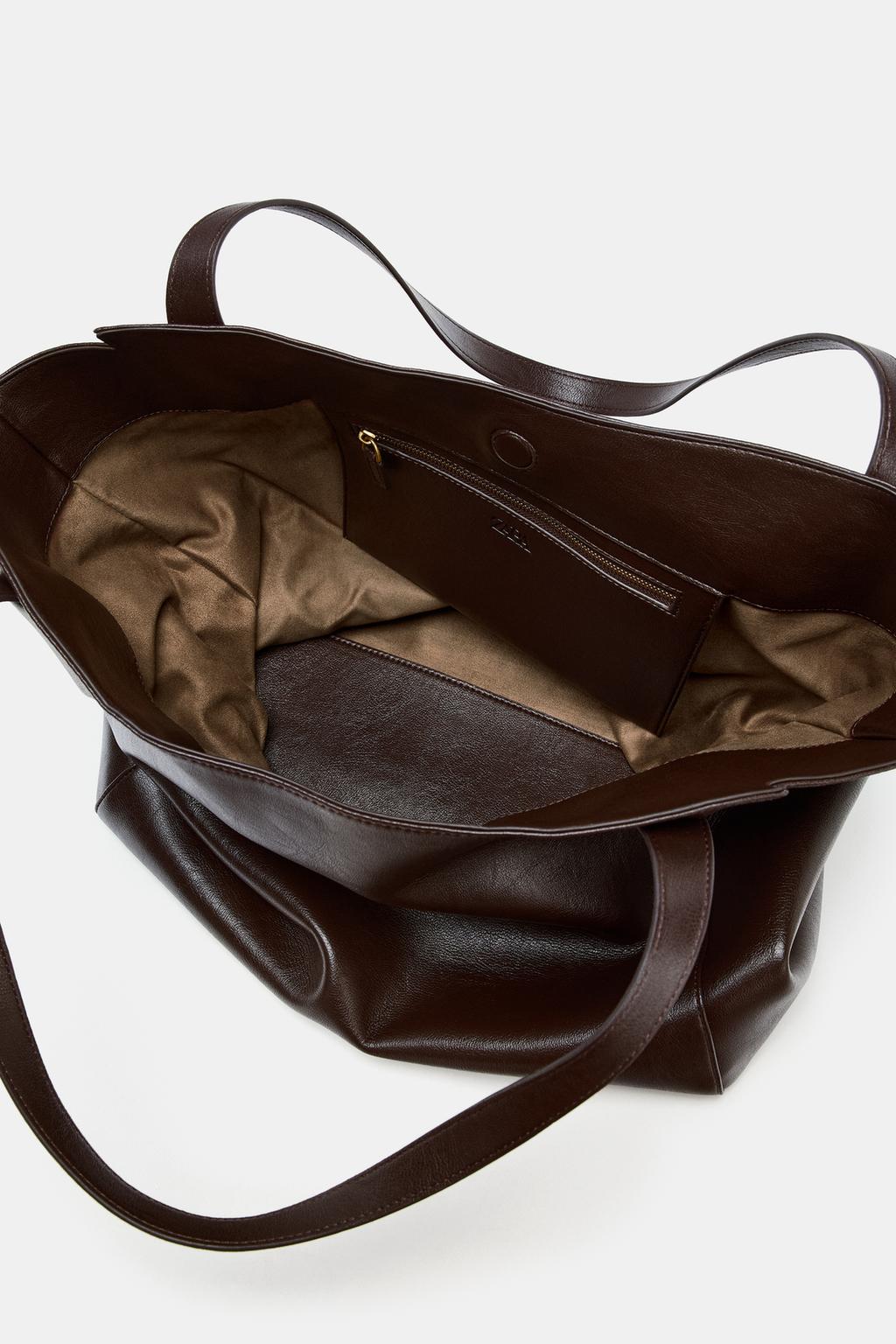 БОЛЬШАЯ СУМКА-ШОПЕР С ДЕТАЛИЗИРОВАННЫМИ РУЧКАМИ