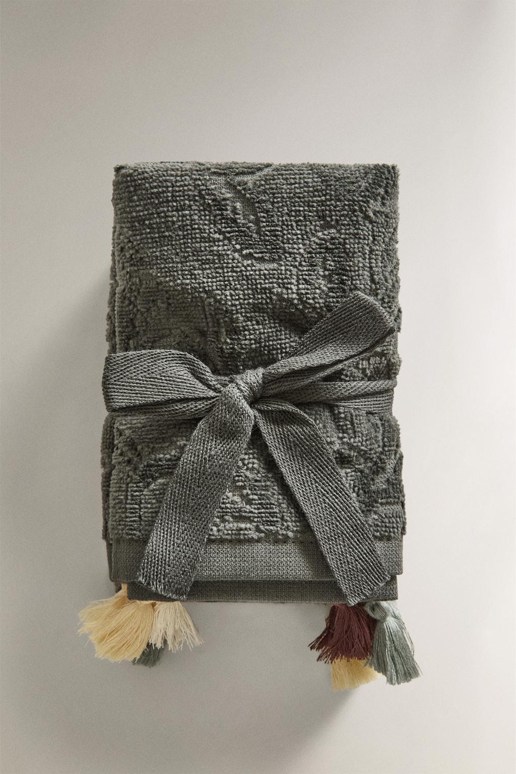 Набор ручных полотенец с кисточками (набор из 3)