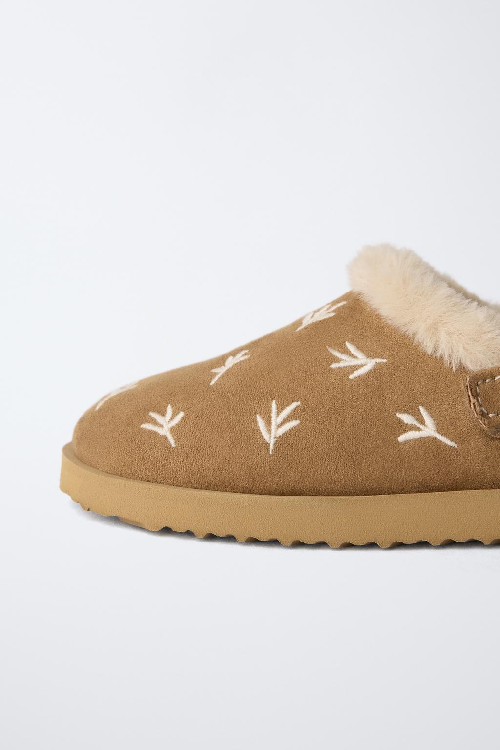 САБО С ВЫШИВКОЙ И МЕХОМ