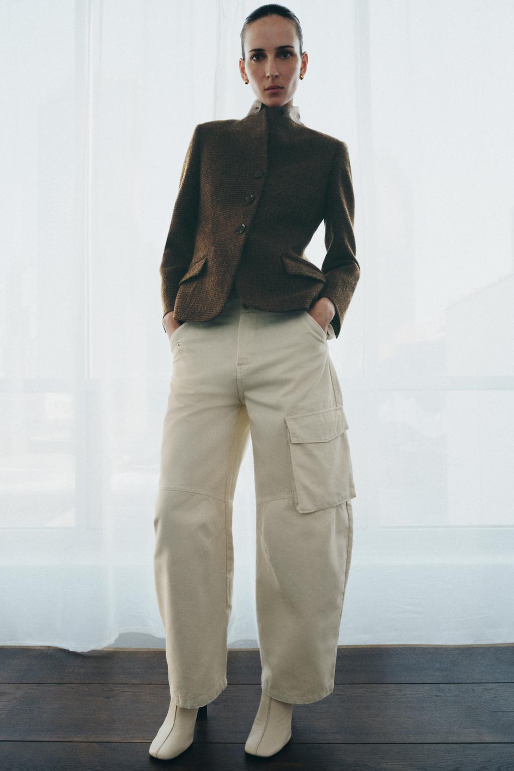 ПРИТАЛЕННЫЙ БЛЕЙЗЕР ИЗ ШЕРСТИ — ZW COLLECTION