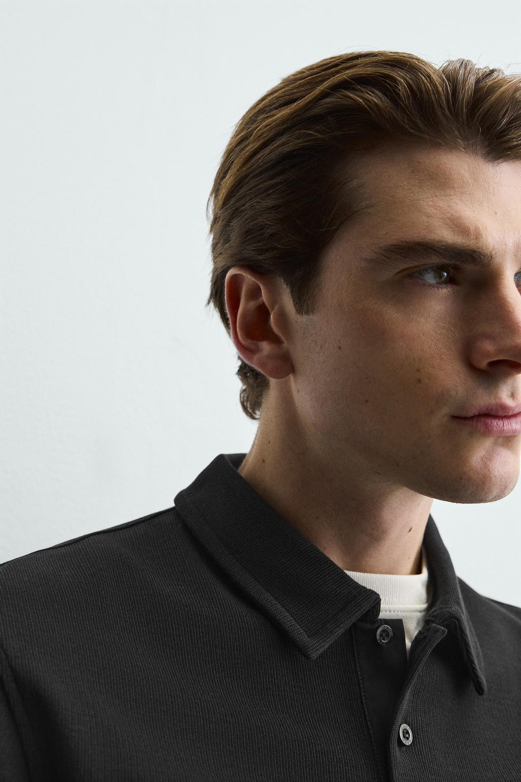 ПОЛО REGULAR FIT С РЕЛЬЕФНОЙ СТРУКТУРОЙ