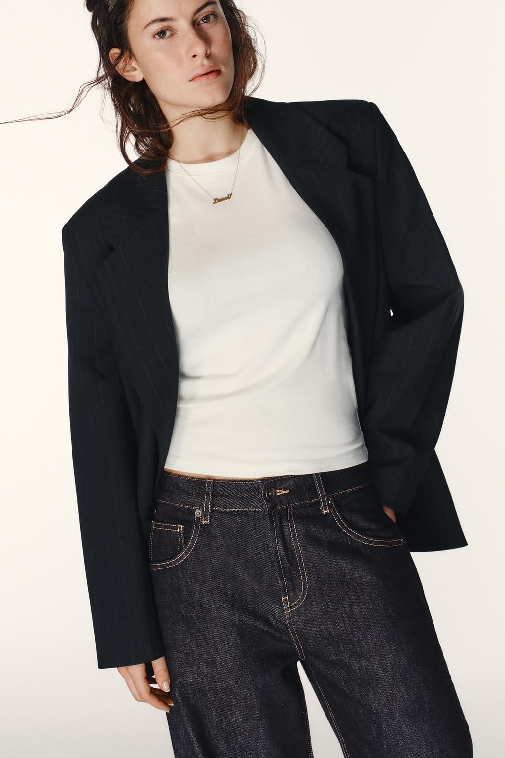 ДЖИНСЫ TRF С БОКОВЫМИ МОЛНИЯМИ