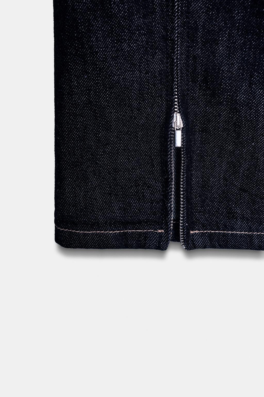 ДЖИНСЫ TRF С БОКОВЫМИ МОЛНИЯМИ