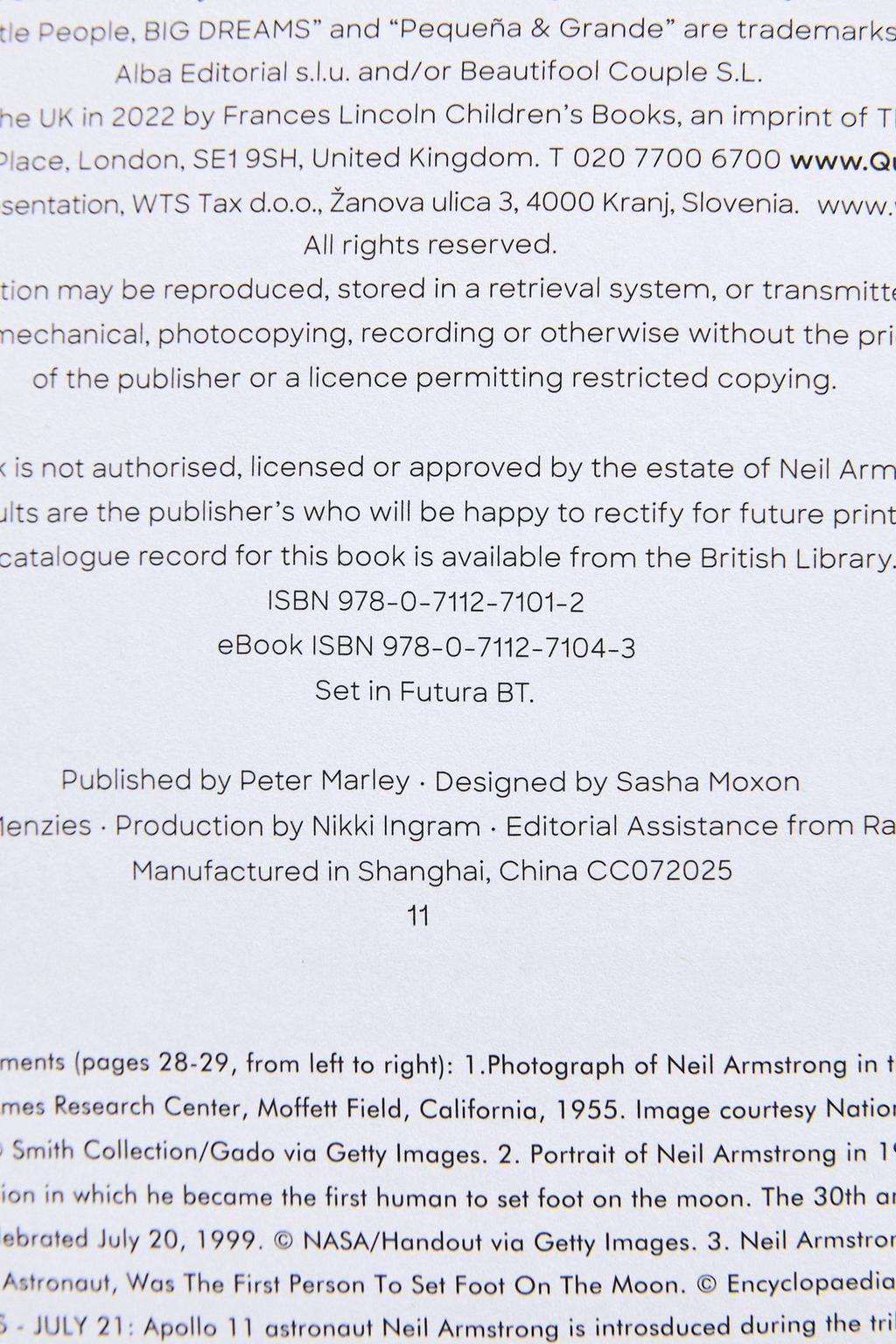Детская книга. нил армстронг