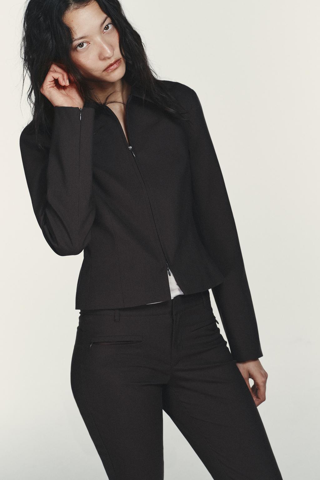 КУРТКА В ПОЛОСКУ С МОЛНИЯМИ