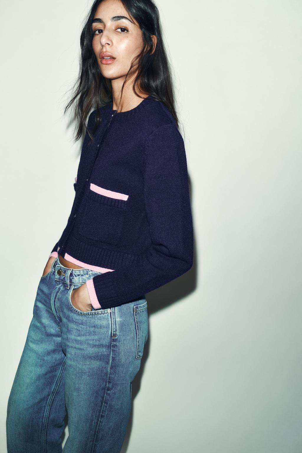 КОМБИНИРОВАННЫЙ КАРДИГАН