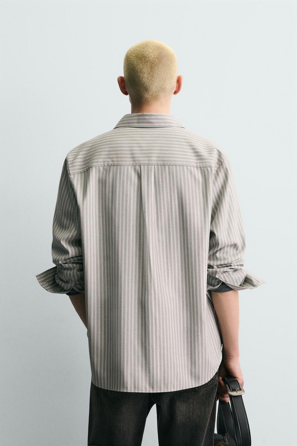 РУБАШКА RELAXED FIT В ПОЛОСКУ