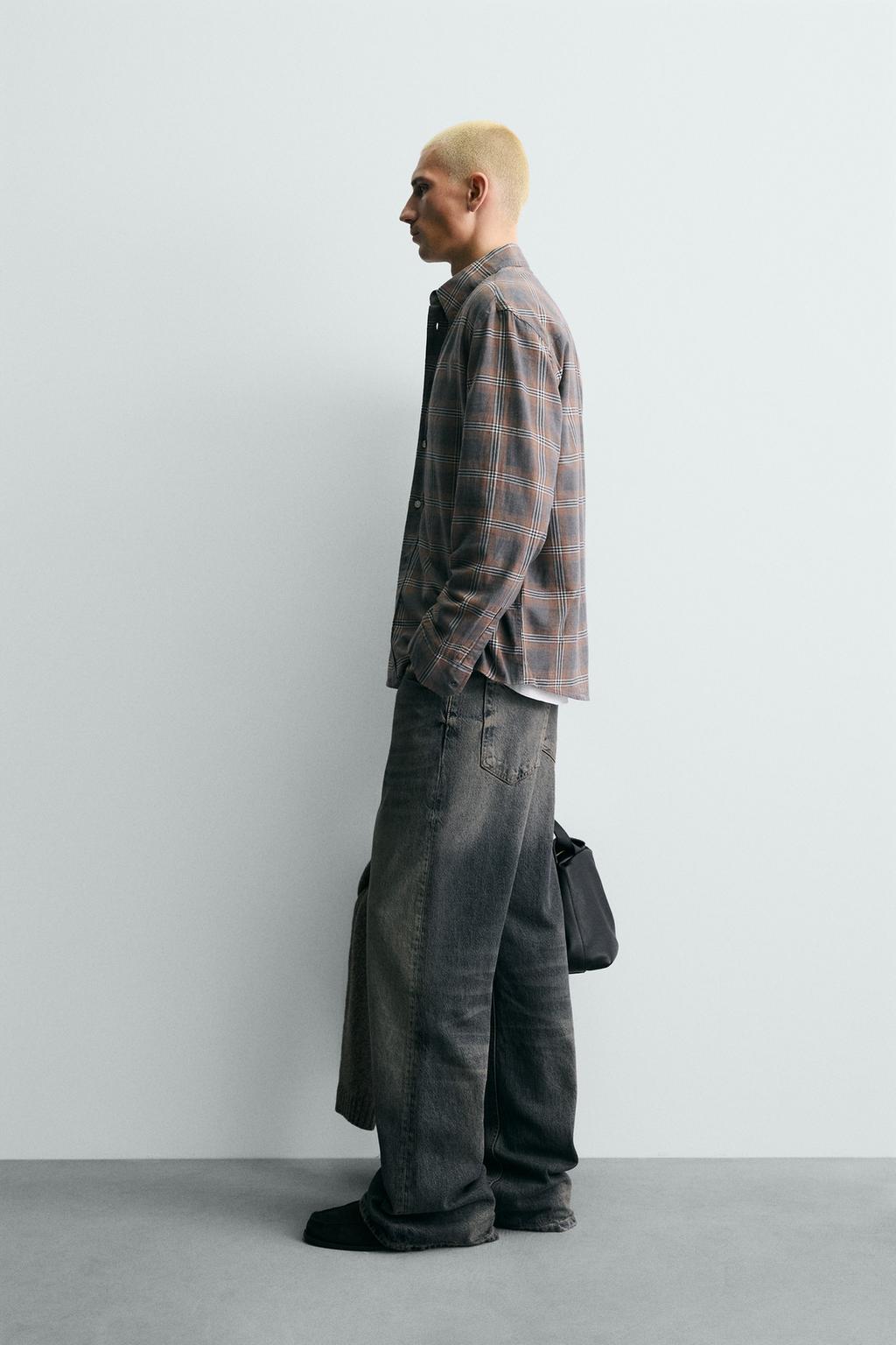 РУБАШКА RELAXED FIT В КЛЕТКУ