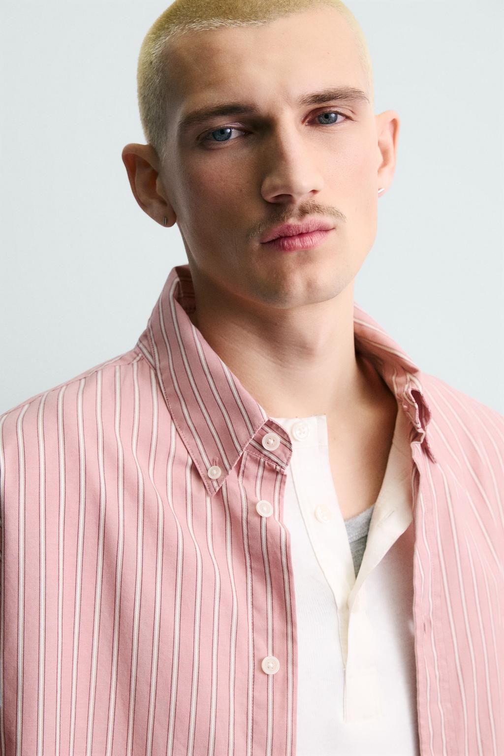 РУБАШКА В ПОЛОСКУ СВОБОДНОГО КРОЯ