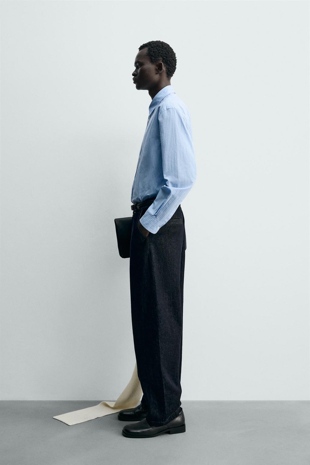 РУБАШКА СВОБОДНОГО КРОЯ В ПОЛОСКУ