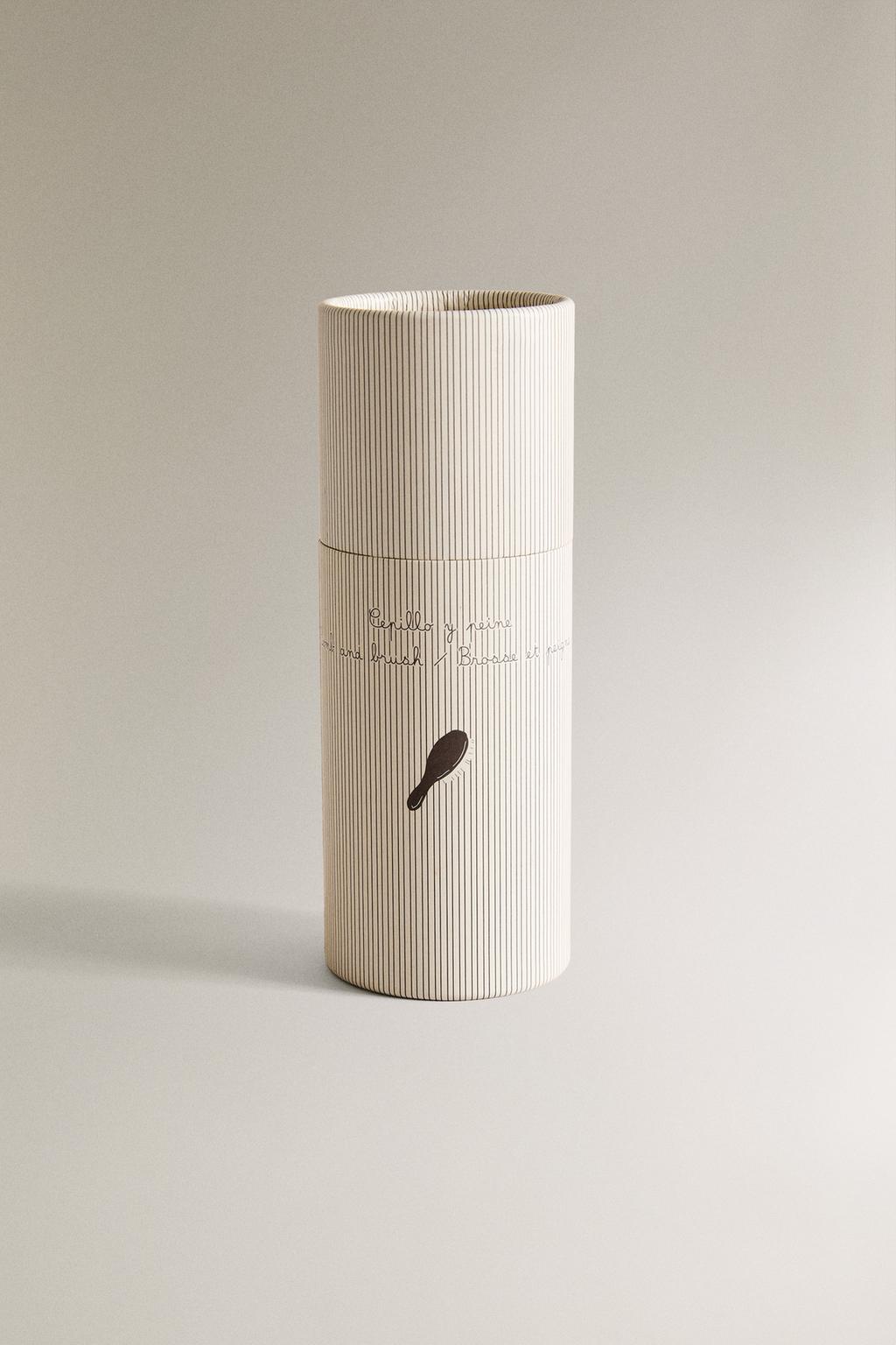 Набор для младенцев: щетка и расческа из ацетата