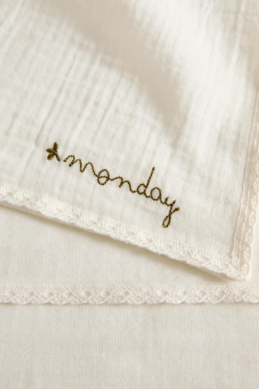 Набор детских муслиновых пеленок (7 штук)