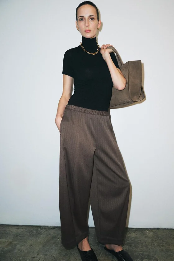БРЮКИ WIDE LEG — ZW COLLECTION