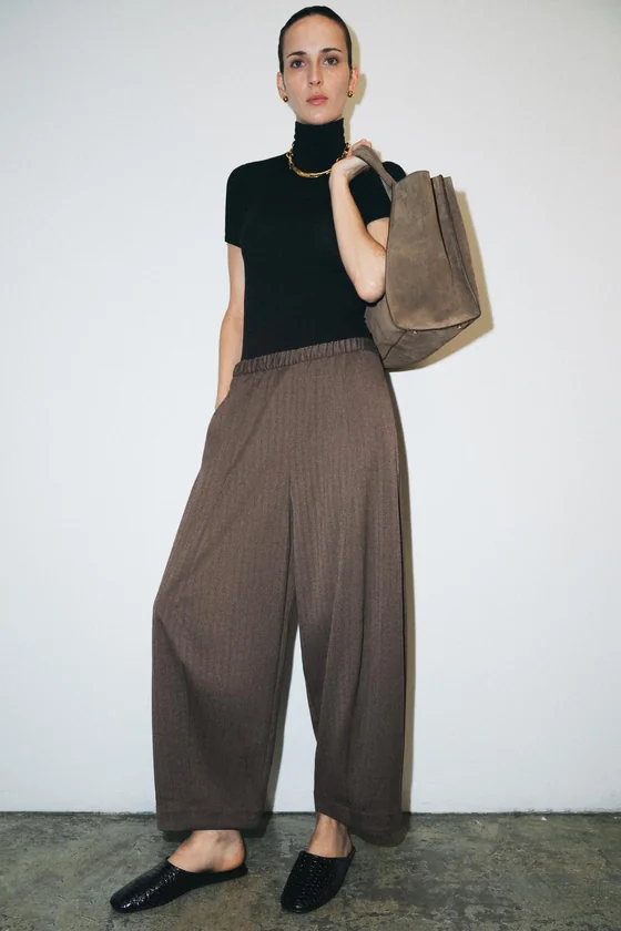 БРЮКИ WIDE LEG — ZW COLLECTION