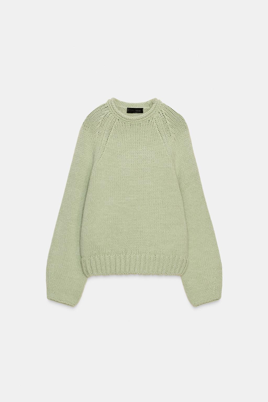 ТРИКОТАЖНЫЙ СВИТЕР С АСИММЕТРИЧНЫМ НИЗОМ